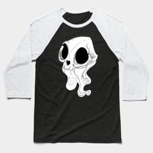 Smokey Skull Baseball T-Shirt